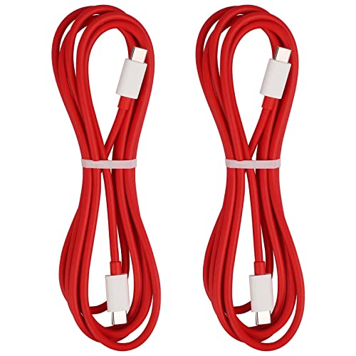 USB-C to USB-C Cable for OnePlus 10T, Type C Cable 6.6 ft, 2-Packs
