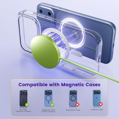 MagSafe 25W Wireless Charger for Apple Magnetic Fast Charging Pad - color: Light Green