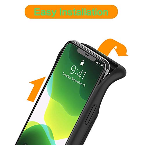Battery Case for iPhone 11 Pro, Enhanced 7000mAh Ultra Thin Portable Protective Power Smart Charging Case Compatible with iPhone 11 Pro (5.8 inch) Rechargeable Extended Battery Charger Case (Black) - size: iPhone 11 Pro