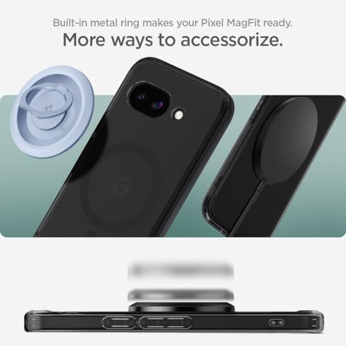 Spigen Ultra Hybrid MagFit for Pixel 9a Case, Frost Black - color: Mag Frost Black, size: Pixel 9a