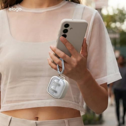 elago Duo Case for Galaxy Buds 4 Pro & Galaxy Buds 4 - color: Clear - Stone
