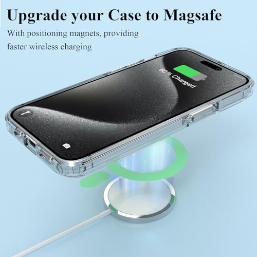 for MagSafe Ring, 2 PCS Magnet Sticker Magnetic Adapter Ring - color: Green
