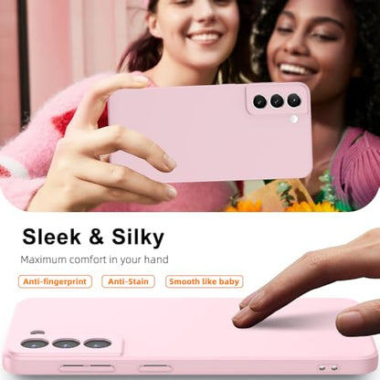 X-level for Samsung Galaxy S21 Plus Case Slim Fit Ultra-Thin Super Soft TPU [Guardian Series] S21 Plus Phone Back Cover Light Protective Matte Finish Coating Shockproof Case for Women Men -Pink - color: Pink