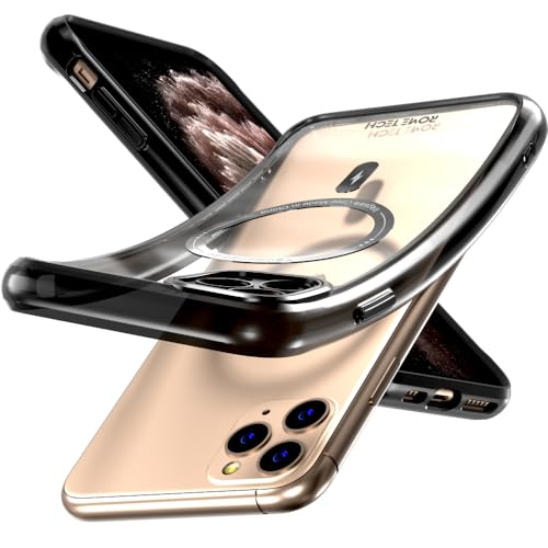Rome Tech Clear Case Compatible with MagSafe for iPhone 11 Pro 5.8" (2019) - Slim and Rugged Fit Thin Shockproof Case Compatible with Magsafe Devices - Clarity - style: iPhone 11 Pro