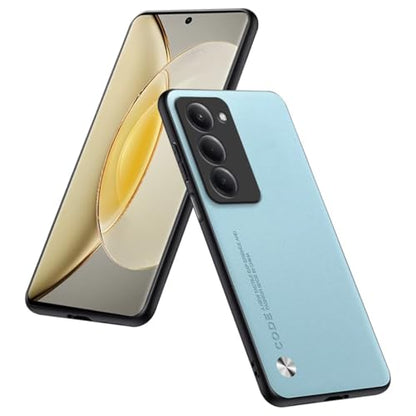 Phone Case Compatible with Smartphone, Compatible with Redmi 15 5G / Redmi 15 (4G)(Phone Dimension Size 169.48x80.45x8.4mm) (6.9"), Protective Cover in PU Leather - Light Blue - color: Light Blue, size: Redmi 15 169.48