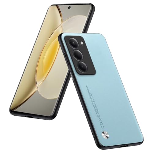 Phone Case Compatible with Smartphone, Compatible with Redmi 15 5G / Redmi 15 (4G)(Phone Dimension Size 169.48x80.45x8.4mm) (6.9"), Protective Cover in PU Leather - Light Blue - color: Light Blue, size: Redmi 15 169.48