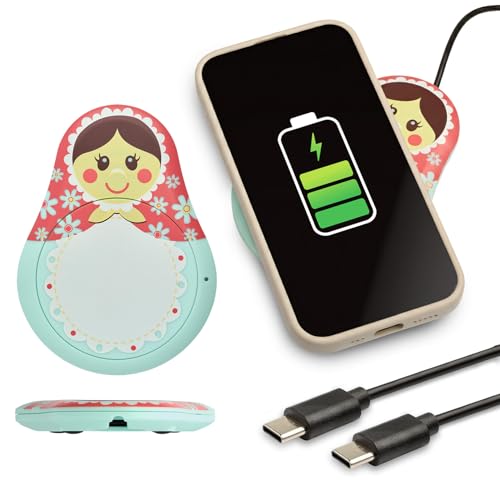 Thinking Gifts 15W Magnetic Wireless Charger Charging Pad - Nesting Dolls - color: Nesting Dolls