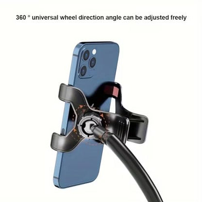 TV Stand with 360° Swivel Wheel, Adjustable Angle Mobile Phone Holder for Bathroom, Bedside, Office, RV - Durable and Space-Saving Design for Home Use