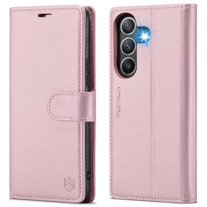FLIPALM Wallet Case for Samsung Galaxy S26 Plus/S26+ 6.7", Pink | Card Holder, RFID Blocking, PU Leather Folio Flip, Kickstand, Protective Shockproof Cover - color: Pink, size: Samsung Galaxy S26 Plus