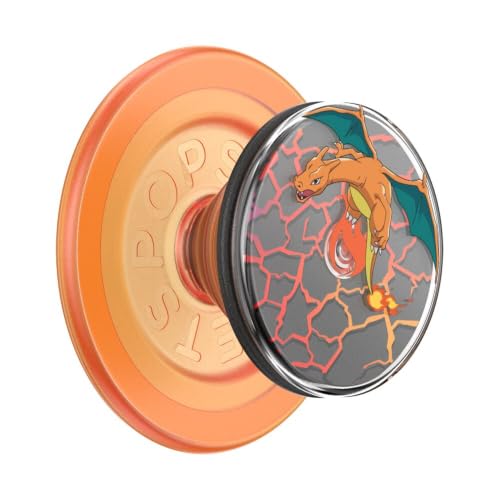 PopSockets Phone Grip for MagSafe, Magnetic Holder- Charizard Flight - color: Charizard in Flight, style: MagSafe