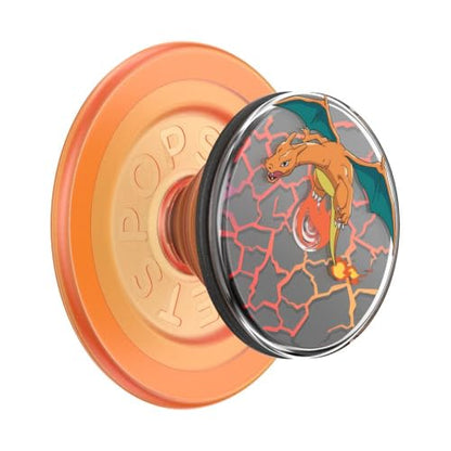 PopSockets Phone Grip for MagSafe, Magnetic Holder- Charizard Flight - color: Charizard in Flight, style: MagSafe