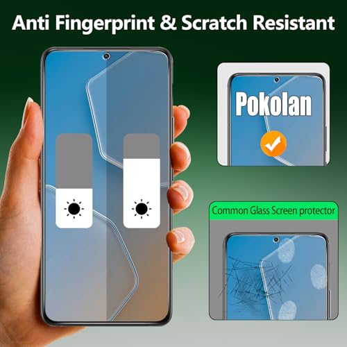 Pokolan Privacy Screen Protector for Samsung Galaxy S22 Tempered Glass Film