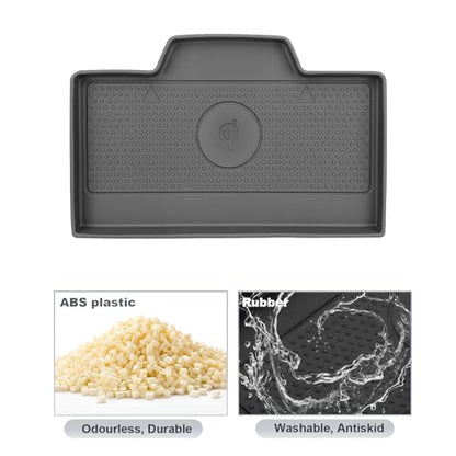 SKTU for 2026 Mazda CX-5 Wireless Charging Mat for 2026+ Mazda CX-5 Wireless Charging Pad Mazda CX5 2026 Accessories Non-Slip Console Pad 2026 CX5 Rubber Console Mat-Durable - color: 2026+ CX-5 Wireless Charging Mat
