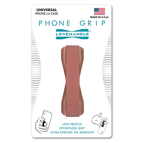 LOVEHANDLE Original Universal Phone Grip - Solid Rose
