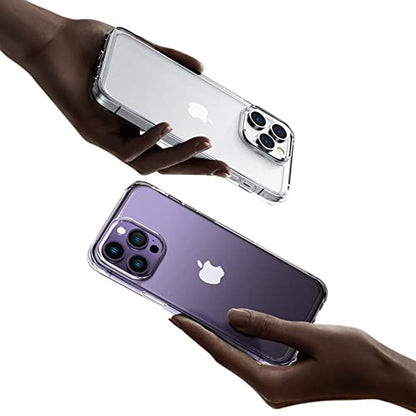Mkeke for iPhone 14 Pro Max Case Clear, [Not-Yellowing][Military-Grade Drop Protection] Shockproof Protective Phone Cases 2022 - size: for iPhone 14 Pro Max Case 6.7"