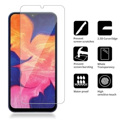 4 Pack Glass Screen Protector Compatible for Samsung Galaxy A10e 2019 /A102 SM-A102U [9H Hardness]-HD Screen Tempered Glass, Scratch Resistant,Easy Install [Case Friendly] - size: Galaxy A10e 2019