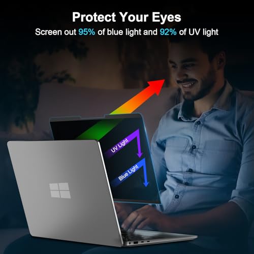 360°Privacy Screen for Microsoft Surface Laptop 7 15 inch - size: For Surface Laptop 7 15 Inch
