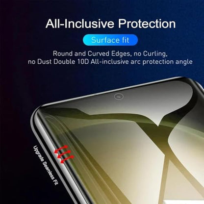 3 Pack Screen Protector Compatible for Samsung Galaxy S23 Ultra 6.8 Inch, HD Flexible Soft TPU Hydrogel Film for Samsung Galaxy S23 Ultra 5G - Support Fingerprint Unlock, High Sensitivity - size: Samsung Galaxy S23 Ultra