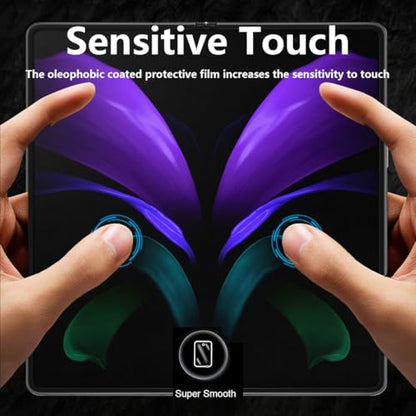 1 Pack for Samsung Galaxy Z Fold 2 Inner Privacy Screen Protector. Anti Scratch, Self-Healing, Anti Spy Flexible TPU Film NOT Tempered Glass for Samsung Galaxy Z Fold 2 - size: for Galaxy Z Fold 2