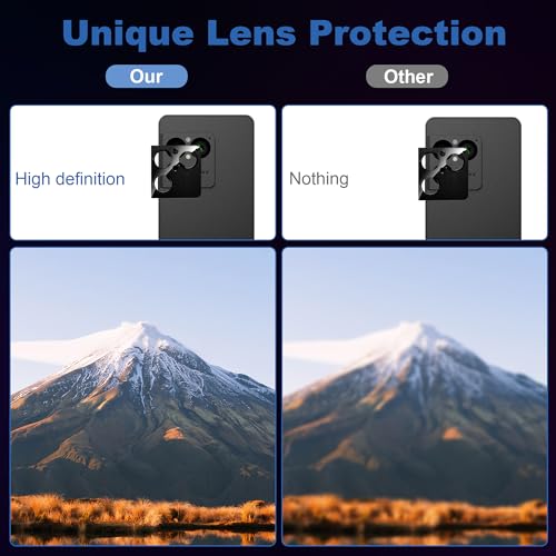 for S-ony Xperia 1 VIII Screen Protector with Camera Lens Protector,9H Hardness Anti-Scratch Tempered Glass flim,Case Friendly,Anti-Fingerprint,Anti-Scratch (2+2 PACK) - color: Xperia 1 VIII