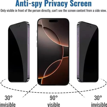 [2 Pack Privacy Screen Protector for iPhone Air, Upgraded Non-breakable Flexible TPU Protective Film [Anti-Spy ][Bubble Free][Anti Scratch] - color: iPhone Air 5G