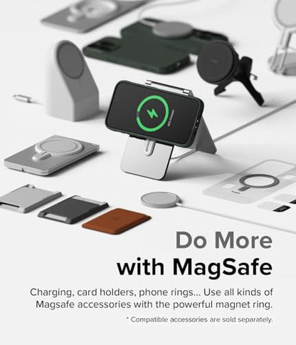 Ringke Onyx for iPhone 15 Pro Case, [Compatible with MagSafe] Oil & Dirt Resistant, Individual Lens Covers for Cameras, Non-Slip Enhanced Grip Lightweight Cover - Magnetic Dark Green | Compatible with MagSafe, Anti-Fingerprint, Slim & Lightweight, Full-Co