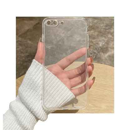 Clear Case for iPhone 7/8 case.Soft Phone Cover Slim Light Full Protection Shockproof (Clear, for iPhone 7/8) - size: for iphone 7/8