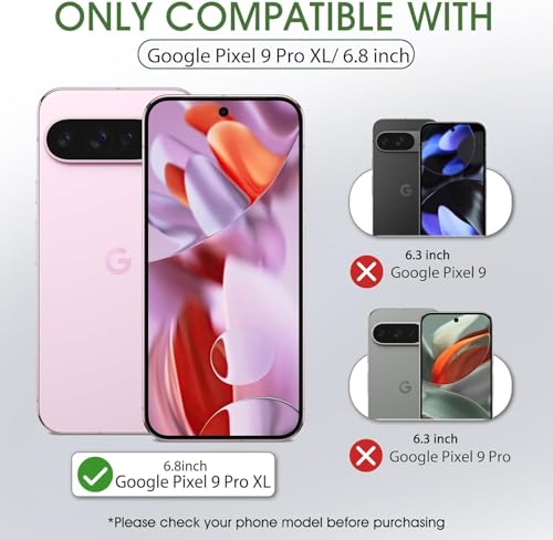 3 Pack Screen Protector for Google Pixel 9 Pro XL 5G 6.8", HD Ultra-Thin Full Coverage Soft TPU Hydrogel Film Google Pixel 9 Pro XL - Fingerprint ID Compatible, Self-Healing, Touch Sensitive - size: Google Pixel 9 Pro XL