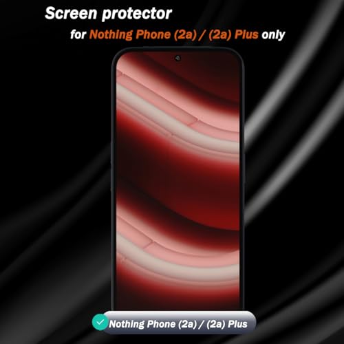 3+2 Pack Tempered Glass for Nothing Phone (2a) / (2a) Plus Screen Protector with Camera Lens Protector, 9H Hardness, HD Clear Film, Case Friendly, Screen Protector - size: for Nothing Phone (2a) / (2a) Plus
