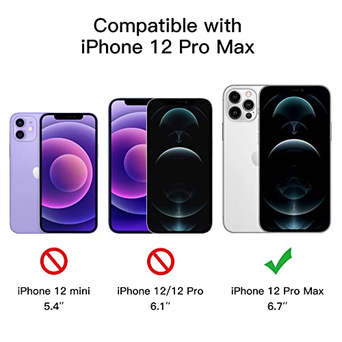 JETech Privacy Screen Protector for iPhone 12 Pro Max, 2-Pack - size: iPhone 12 Pro Max