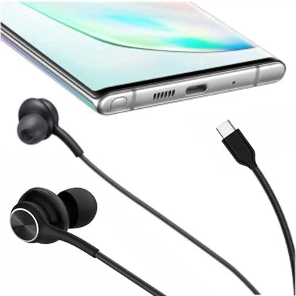 USB-C in-Ear Wired Headphones,Earbuds，3-Year Warranty, with high-Fidelity Sound Card, 5-Mode Audio, Low-Latency Gaming, KTV Vocal Enhancement, for iPhone 15/16/17, for Samsung S25/S24/S23/S22