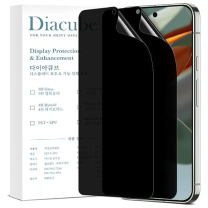 For Google Pixel 9 Pro [Upgraded 27°] Privacy Screen Protector [2 PACK][0.1S Ultrasonic Fingerprint Support][Anti-Spy PET Film][Easy Installation with Alignment Jig][Self-Healing] - size: Google Pixel 9 Pro