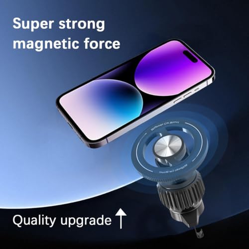 Car Magnetic Phone Holder, 360° Adjustable HandsFree Vehicle Air Vent Cellphone Mount with Hook, Strong Magnet Auto Mobile Phone Holder, Universal for 15 16 14 13 Pro Plus Max - style: Hook Style