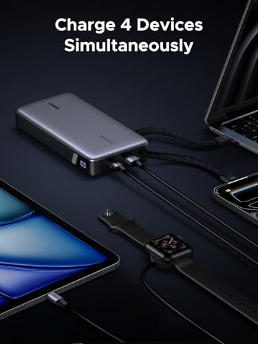 UGREEN Nexode 25000mAh 165W Built-in USB-C Power Bank for iPhone 18 Pro