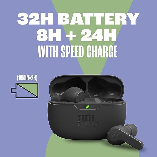 JBL Vibe Beam - True Wireless Earbuds - Black - color: Black