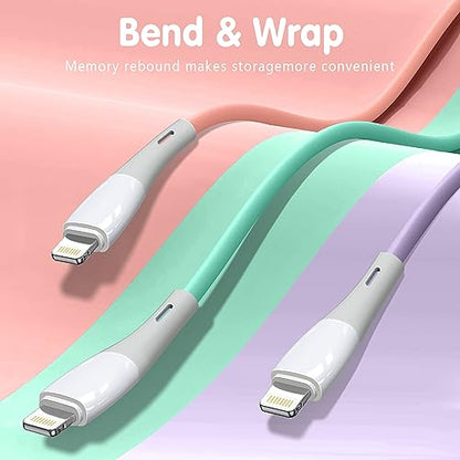 DFLASHS MFi Certified iPhone Charger Cable 3-Pack iPhone Cable 3FT Lightning Cable for iPhone14/13/12/11 Pro Max/Mini/XS MAX/XR/XS/X/8/7/Plus/6 iPad and More 3FT