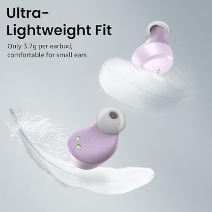 TOZO A1 Wireless Earbuds Bluetooth 5.3 Light Weight in Ear Headphones - color: Light Purple