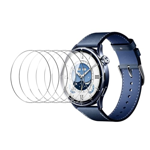 6-Pack Tempered Glass for Xiaomi Watch S5 Screen Protector, 9H Hardness HD Clear Anti-Scratch Tempered Glass Protection Film for Xiaomi Watch S5, Bubble Free Anti Scratch Case Frinedly - size: Xiaomi Watch S5