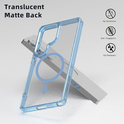 Lunivop for Samsung Galaxy s25 Ultra Case Hard [Compatible with Magsafe Wireless Charging] Yellowing Resistant Magnetic Cover Clear para S 25 Ultra 6.9 '' 5G 2025 Rugged Best Phone Cases Light Blue - color: Light Blue, size: Compatible with Samsung Galaxy