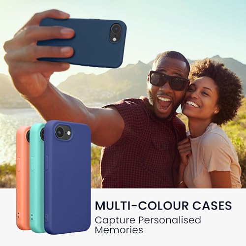 kwmobile Case Compatible with Apple iPhone 17e / iPhone 16e Case - Soft Slim Protective TPU Silicone Cover - Navy Blue - color: navy blue