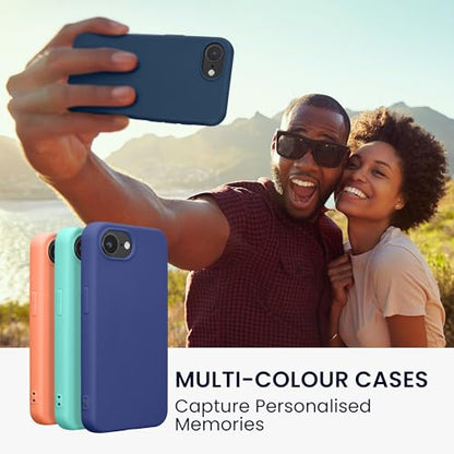 kwmobile Case Compatible with Apple iPhone 17e / iPhone 16e Case - Soft Slim Protective TPU Silicone Cover - Navy Blue - color: navy blue