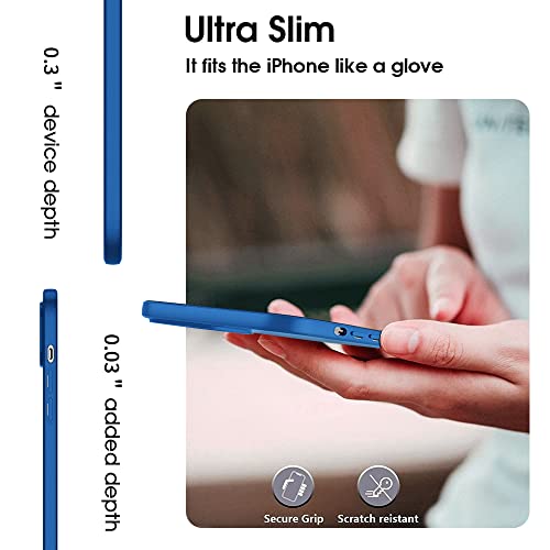 X-level Compatible iPhone 14 Pro max Case Slim Fit Ultra-Thin [Guardian Series] Soft TPU Matte Finish Coating Phone Cases Lightweight Anti-Scratch Back Cover Grip 6.7" (2022)-Blue - color: Blue, size: iPhone 14 Pro Max