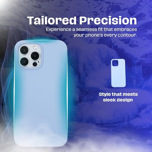 for Apple iPhone 13 Pro Max Case 6.7", Periwinkle Silicone 13 Pro Max Phone Case, Light Baby Blue Phone Cases with Shockproof Military Grade Drop Protection, Non-Slip & Anti-Scratch Aesthetic Cases - color: Periwinkle