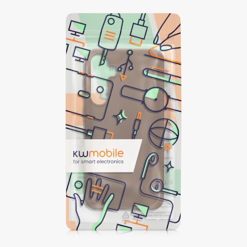 kwmobile Case Compatible with Samsung Galaxy A55 5G Case - Soft Slim Protective TPU Silicone Cover - Chocolate - color: Chocolate, size: Galaxy A55 5G