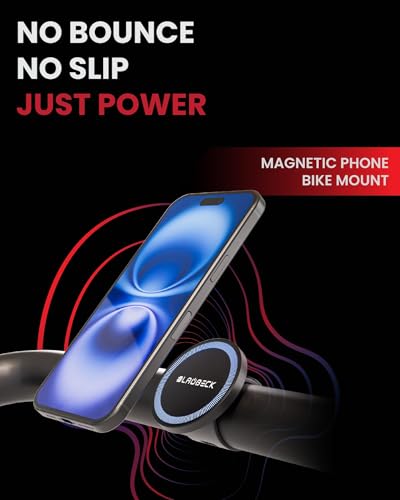 Magnetic Bike Phone Mount for MagSafe, Stroller Holder, Fits Peloton