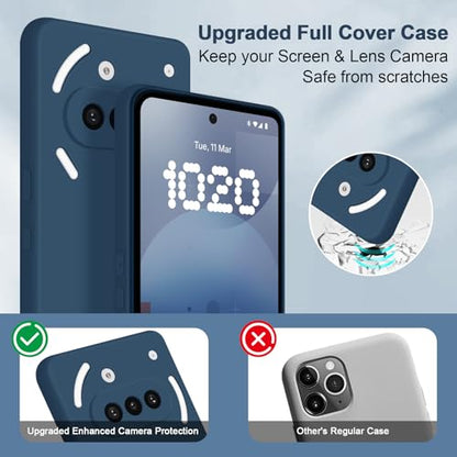 Silicone Case for Nothing Phone 3A, Blue - color: Blue, size: Nothing Phone 3A