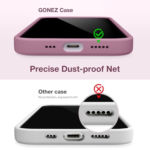 GONEZ Magnetic for iPhone 13/14 Case, Silicone Cover Blackcurrant - color: Blackcurrant, size: Iphone 13 /Iphone 14