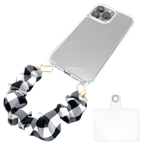 Phone Wrist Strap, Scrunchie Phone Lanyard with Tether Tab,Anti-Drop Hands-Free Wrist Strap (I) - color: I