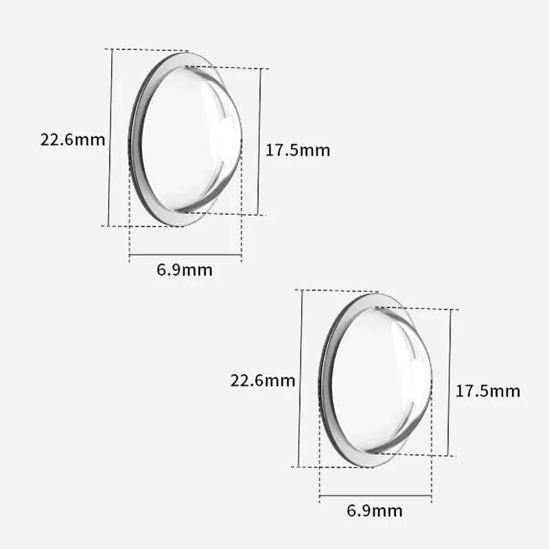 Car Camera Lens Protector,Car 360 Panoramic Camera Protective Cover,Clear Transparency Weatherproof Cars Backup Cameras Protection,Anti-Glare,Anti-Rain,Anti-Collision (2)