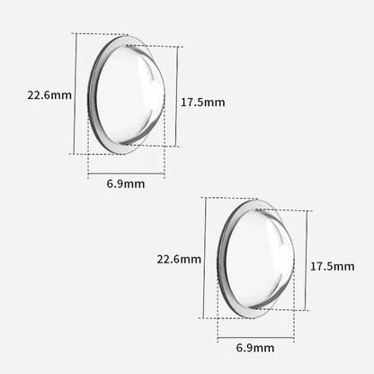 Car Camera Lens Protector,Car 360 Panoramic Camera Protective Cover,Clear Transparency Weatherproof Cars Backup Cameras Protection,Anti-Glare,Anti-Rain,Anti-Collision (2)